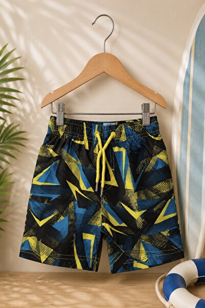DeKuBaby New Season Patterned Quick-Dry Boys' Shorts Swimwear - Children's Se...