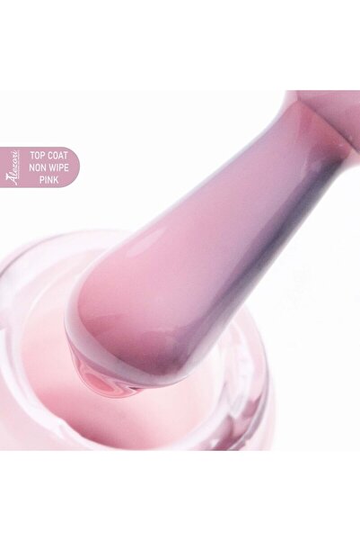 ALEZORI Top Coat Χωρίς Σκούπισμα Ροζ Χωρίς HEMA 15ml