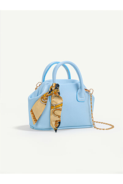 Rivina Reyna Women's Lined Handbag & Shoulder Bag with Chain Strap and Scarf ...