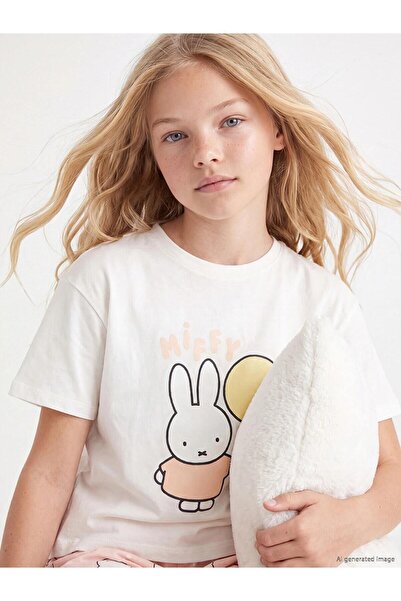 LC Waikiki Miffy šorti za devojčice sa printom, pidžama set (S6)