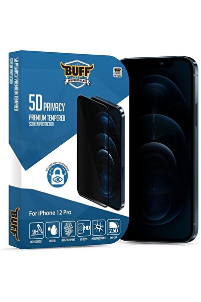 Yıldızan nht shop LABS واقي شاشة كامل التغطية لهاتف iPhone 12 Pro 5D Privacy ...