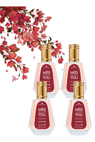 ALREHAB 4 Pieces Miss You Perfume 50ML