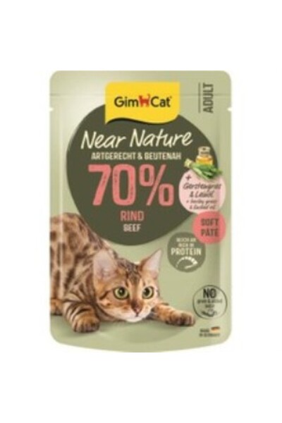 Gimcat Near Nature Sığır Etli 85Gr