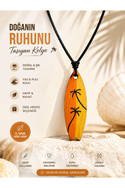 TUTU DESİGN Surf Board Men's Women's Necklace