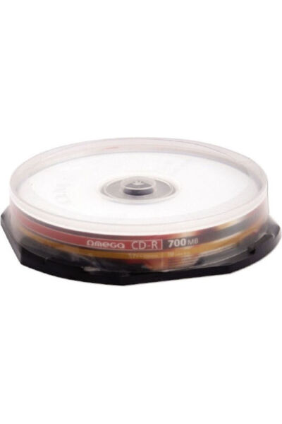 Omega CD-R înregistrabili 52x 700MB, cutie tip cake box, 10 bucăți, Cod: OM10