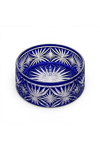 AYZ HOME Starry Crystal Cutting Bowl 24 cm Handmade / Luxury Salad Presentati...