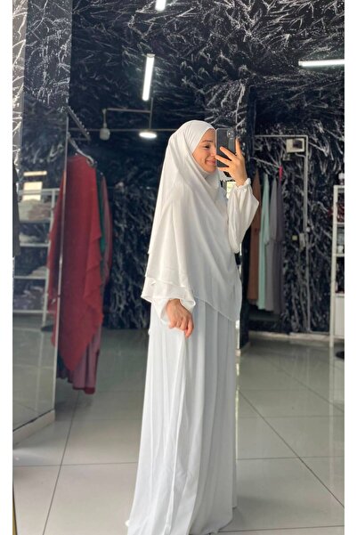 Hijab Medina Silk Set Ferace Sufle Peçe Set of 3