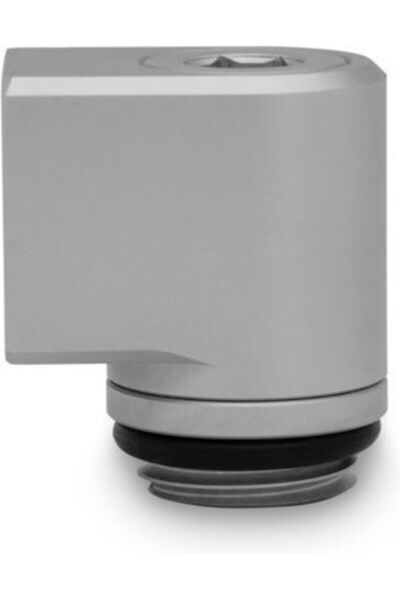 EKWB Cuplu Cuantic Micro Rotativ 90 °   Fitinguri din titan satinat argintiu