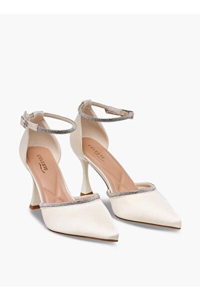 Celeste Women Embellished Flared Heel Shoes