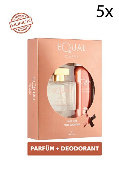 Equal Classic Kadın Parfüm Seti ( Edt Parfüm 75 ml + Deodorant 150 ml ) 5 Adet