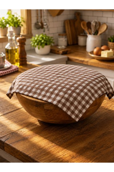 ŞAH TEXTILE DESIGN dertsiz leke tutmaz pötikareli örtü hamur kapatma bezi 40x40