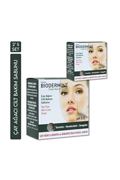 MineraBiodermine Biodermine Tea Tree Soap with Lavender and Rosemary Extracts...