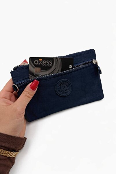 MD Moda Accessories محفظة نسائية متعددة الأقسام بسحاب وحامل بطاقات