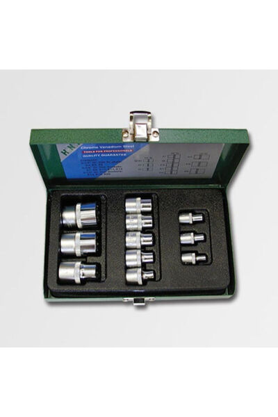 Honiton Set de chei tubulare Torx 11 piese E4-E20