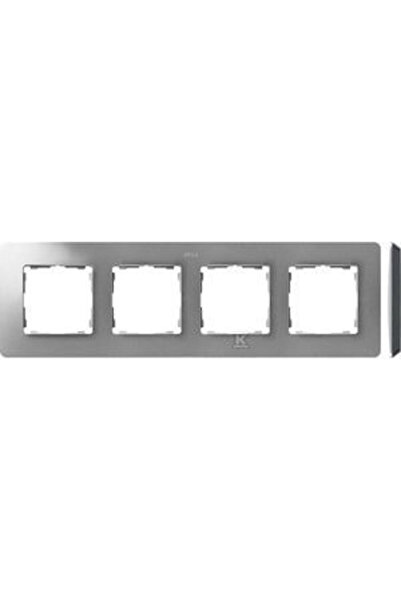 Kontakt-Simon Simon Detail 82 Detaliu Cadru Cvadruplu Bază din Aluminiu Origi...