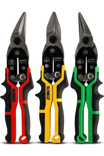 Dewalt Foarfece pentru tablă metalică 3 bucăți Cod: DWHT14676-0