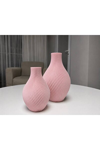 SeSa 3d 2li Büyük ve Küçük Vazo 20cm ve 15cm