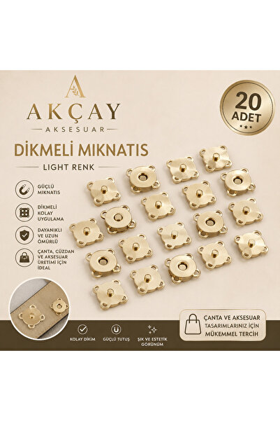 Akçay Aksesuar Magnetic Snap Buttons, Clothing Snap Buttons, Bag Snap Buttons...
