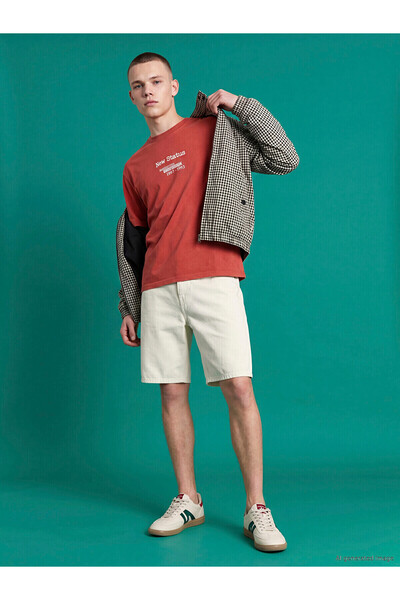 LC Waikiki Peak New Season Regular Fit Gabardine Men's Shorts