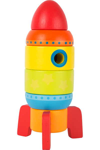 Small Foot Rachetă din lemn pentru stivuire 10588