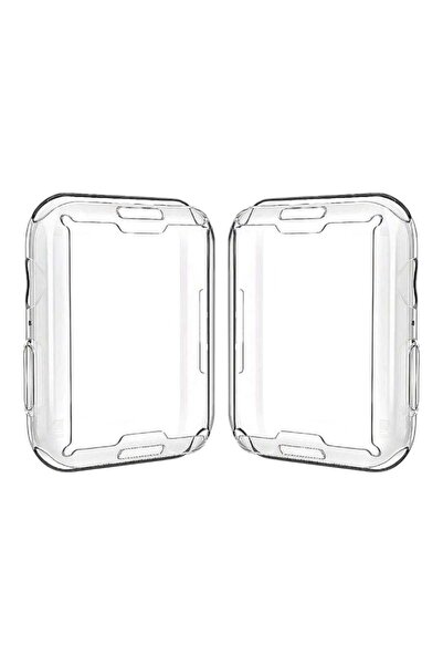OEM Protectie din silicon, pentru Apple Watch, tranparenta, set 2 buc