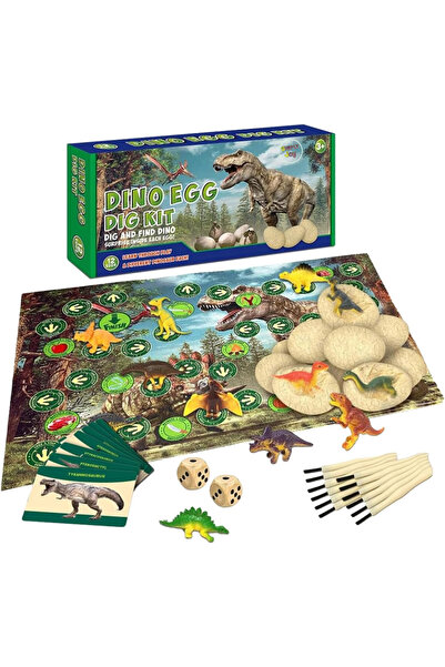 Simply Joy Set arheologic cu 12 ouă de dinozaur, Simply Joy, jucărie educativ...