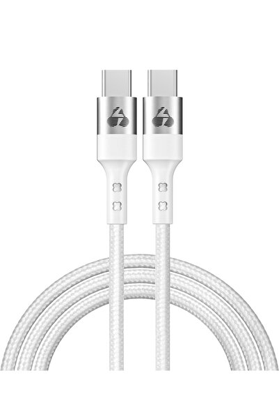 POWERTECH καλώδιο USB-C σε USB-C PTR-0167, PD 60W, copper, 1m, λευκό