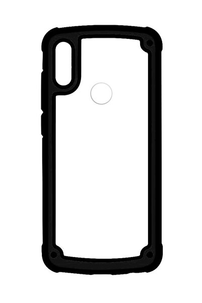 POWERTECH Θήκη Frame PC & TPU MOB-1331 για Samsung Galaxy A40, μαύρη