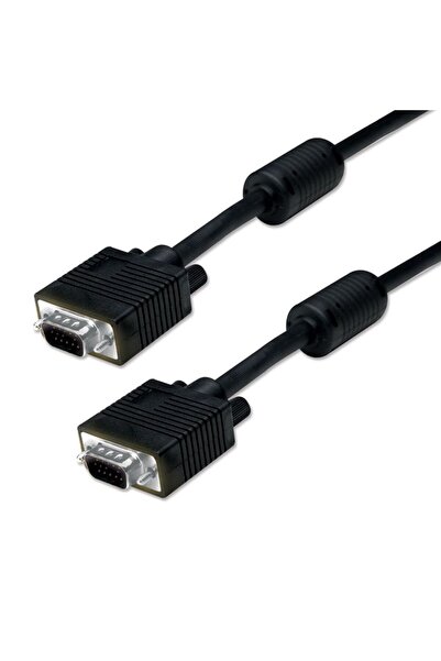 POWERTECH καλώδιο VGA 15pin CAB-G003, 1080p, CCS, 3+6, 1.5m, μαύρο