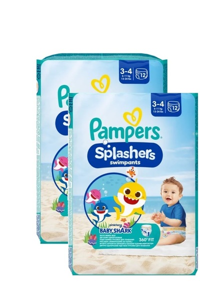 Pampers Scutece chilotel Apa - Bazin, Piscina, Plaja, Mare, Pampers Splashers...