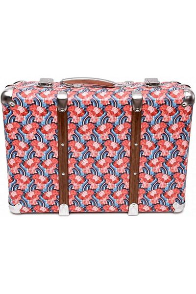 AMARA Secret Boutique Vintage Hard Case Tote Bag for Women, Floral Top Handle...