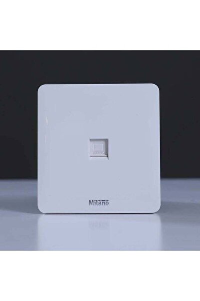 Milano Computer Socket Cat6 Wh Ps