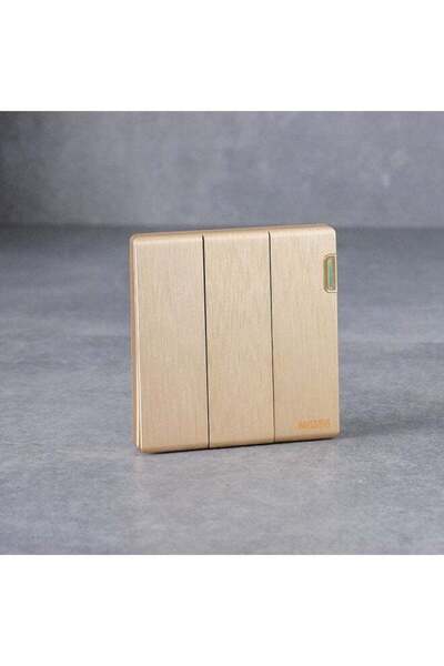 Danube Home Milano 10A 3G 1W Switch Electrical Switches Sockets Outlets For H...