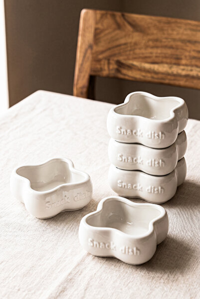 Perotti Snack Dish 6-Piece Porcelain Jam Bowl Sauce Bowl 5.5 cm