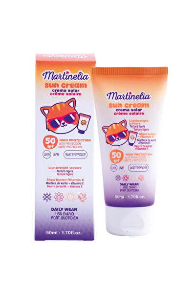 Martinelia Слънцезащитен крем SPF 50 Водоустойчив, Мартинелия, 50 мл