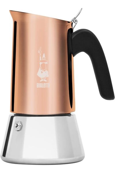 Yıldızan Edl Shop - Venus: 4 Cups Stovetop Espresso Maker - 170ml - Brown, Si...
