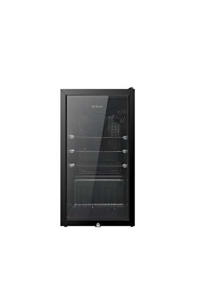 GVC PRO Display Refrigerator with Freezer 3.10 ft 88 Liters - Black - GVRG-155-2