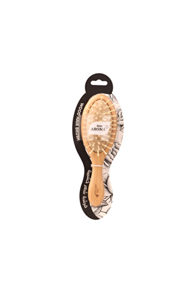 Rose Aroma Rose AromaHair Brush Wooden 4713 - 1 Pc-روز أروما فرشاة شعر وودين ...