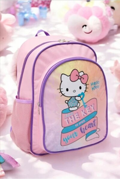 Hello Kitty İlkokul Çantaları, Karakter Desenli Kız Çocuk Okul Çantası