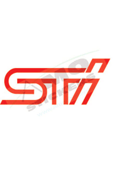 Amo-Stickers Subaru STi Sticker 25cm Green