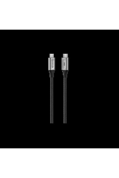 EcoFlow Cablu RAPID PRO USB-C, 240W, Nylon, 1.8 m, Negru/Gri