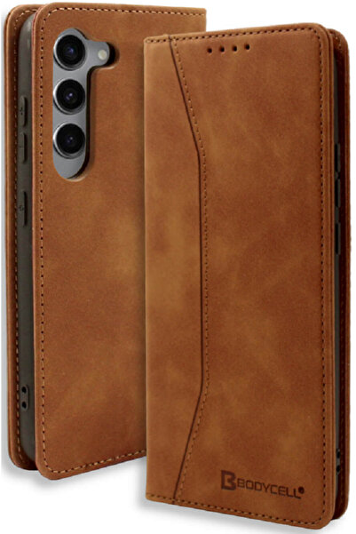 Bodycell Θήκη - Πορτοφόλι Samsung Galaxy S23 Plus - Brown