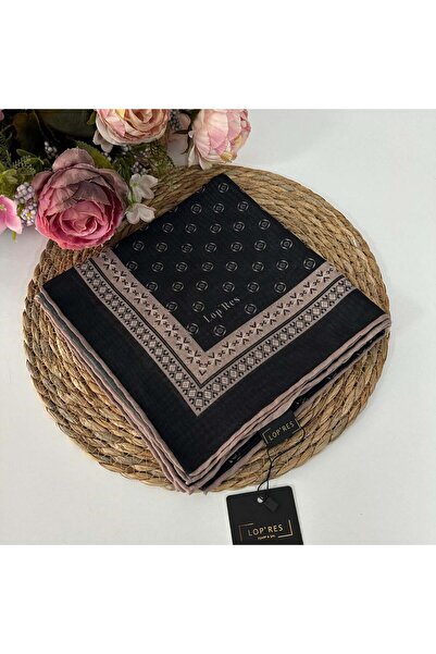 LOPRES Lop'Res Soft Cotton Scarf Black Vision Ldna1504