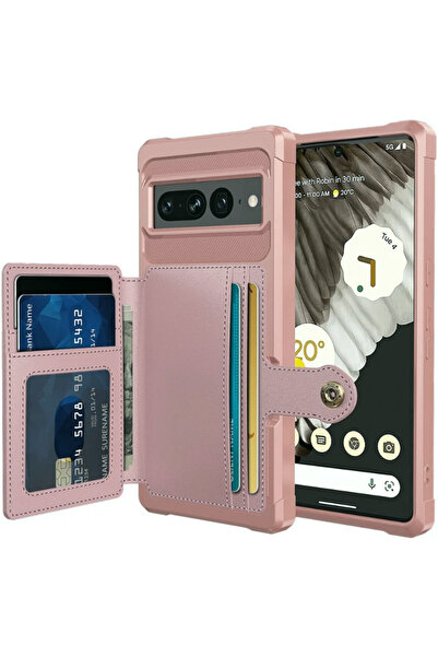 HappyCase 3 σε 1 - Θήκη Σιλικόνης με Ενσωματωμένο PU Πορτοφόλι - Google Pixel...