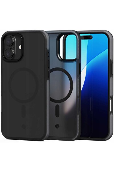spacecase Θήκη iPhone 16 Plus Hybrid Fusion Mag Ημιδιάφανη Σκληρή με MagSafe ...