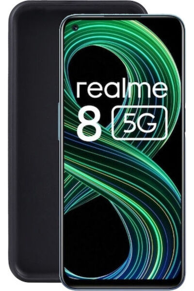 OEM Πίσω Κάλυμμα Σιλικόνης Μαύρο (Realme 8 5G) Κωδικός: SYA056549602W3013