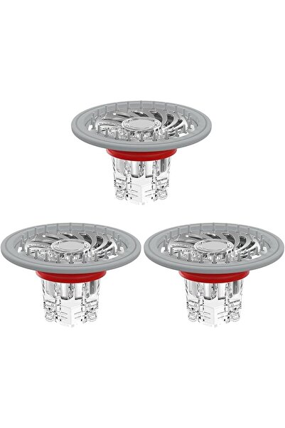 Arabest 3 Pack Anti Odor Floor Drain Cores, Anti-backflow With Hair Catcher, ...