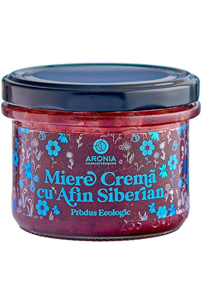 Aronia Charlottenburg Miere Crema cu Afin Siberian Ecologica/Bio 220g