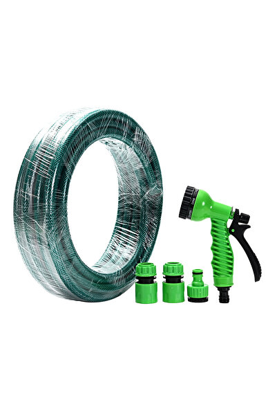 Lawazim 5-Piece Spray Gun Set with 10m Hose 6 Patterns for Garden and Car Wash