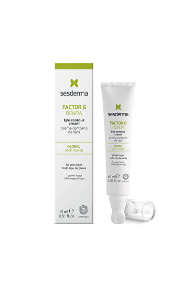 Sesderma FACTOR G Cremă contur ochi cu aplicator ceramic, cu efect de stimula...